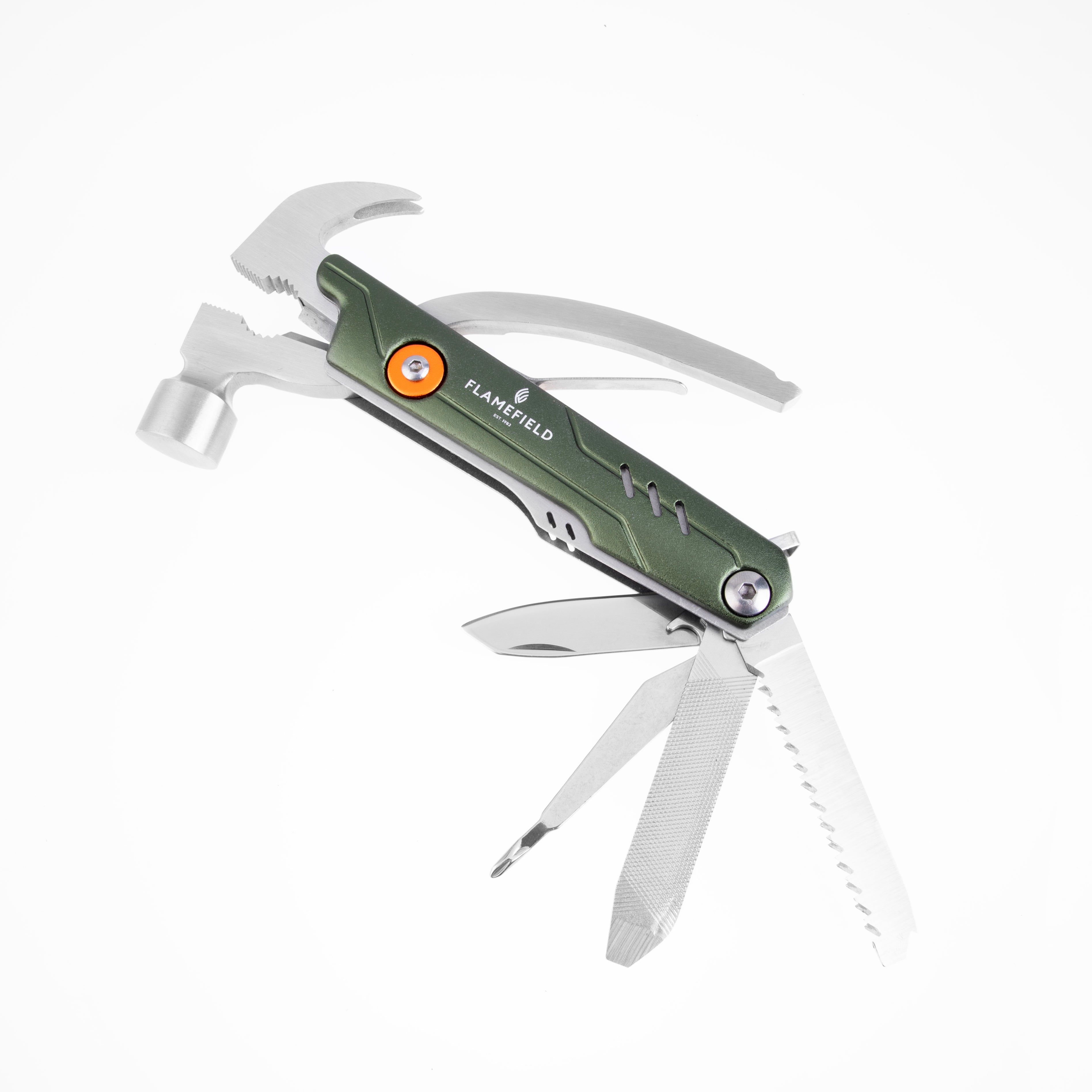 11-in-1 Multi-Tool Hammer – Forest Green