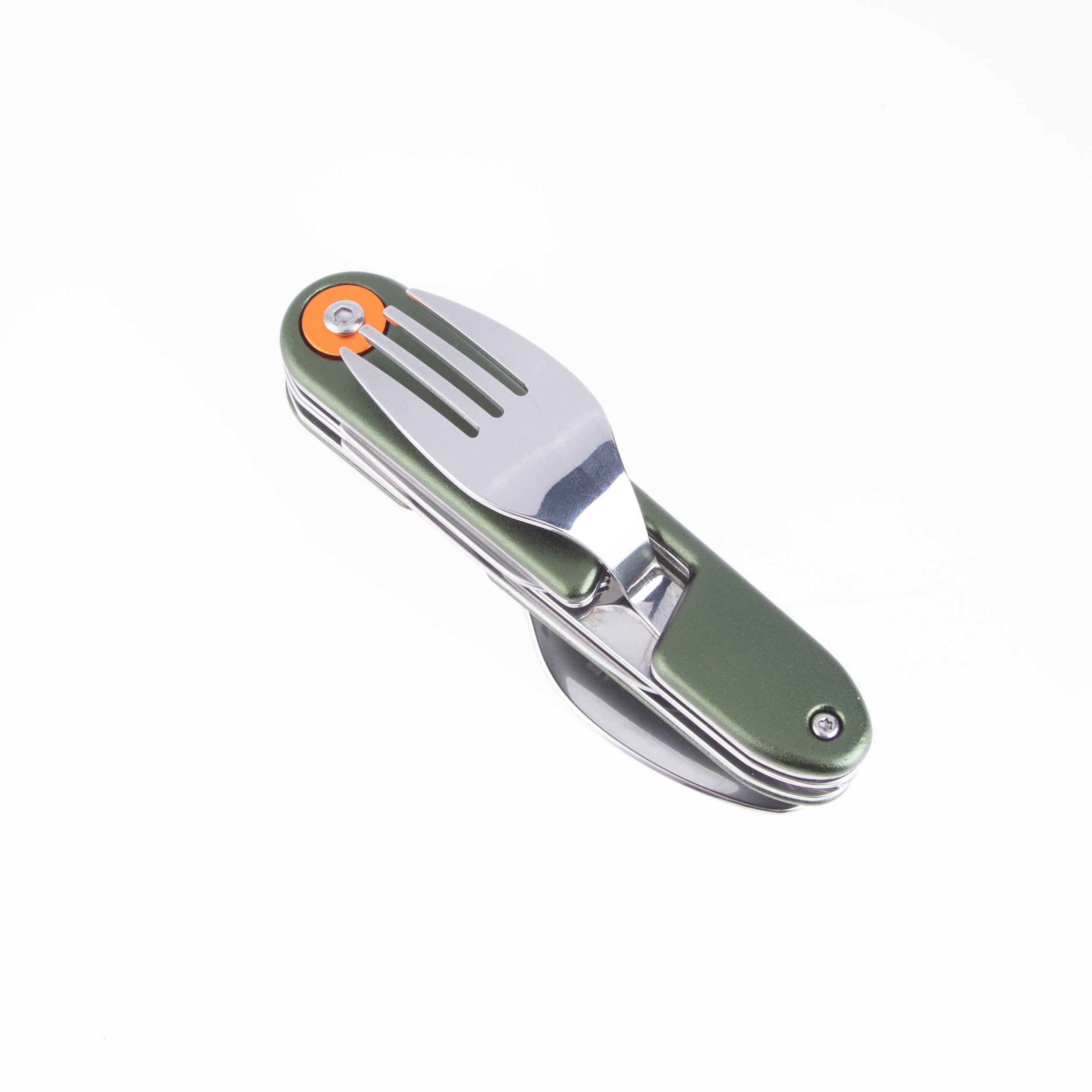 4-in-1 Magnetic Portable Cutlery Set – Forest Green