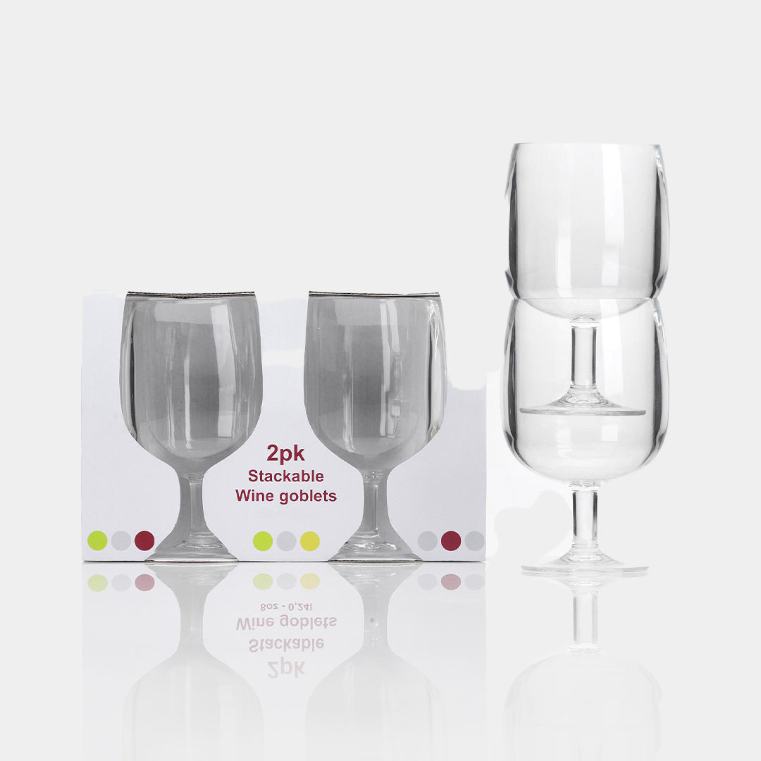 Flamefield Polycarbonate Stacking Wine Goblet