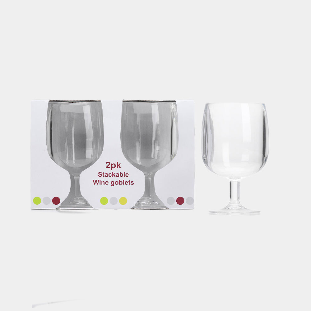 Flamefield Polycarbonate Stacking Wine Goblet