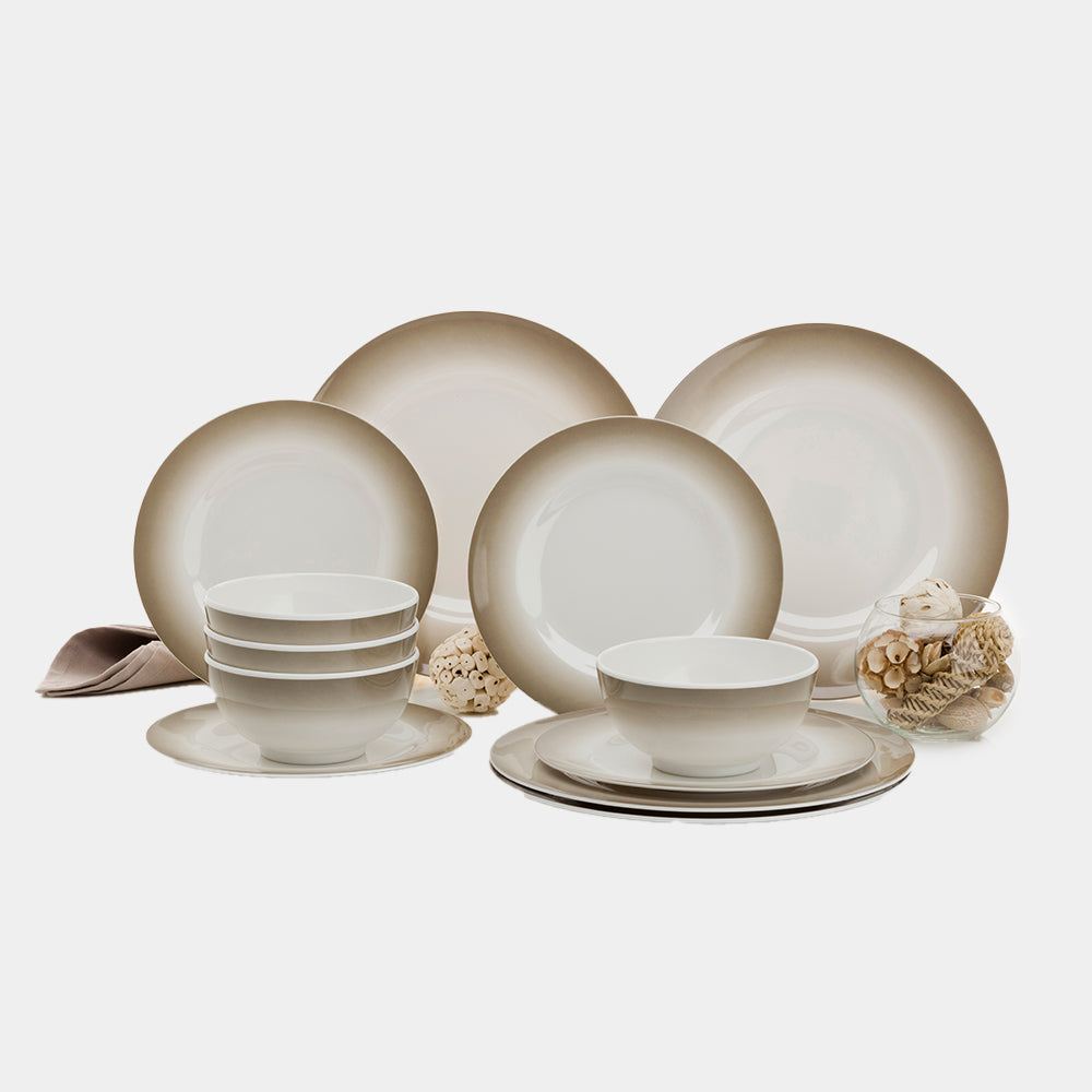 Flamefield Royale Ecru 12 pc Melamine Set
